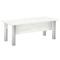 Стол руководителя (опоры - нерж.сталь) Yalta M-LT.D-20.1 снежная патина